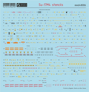 Quinta Studio MMD48006 Decal Su-17M4 stencil 1/48 – imagen 2