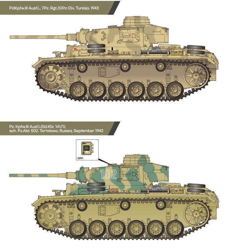 Maquette Academy 13545 Panzer III Ausf L allemand « Bataille de Koursk » au 1/35 – image 2