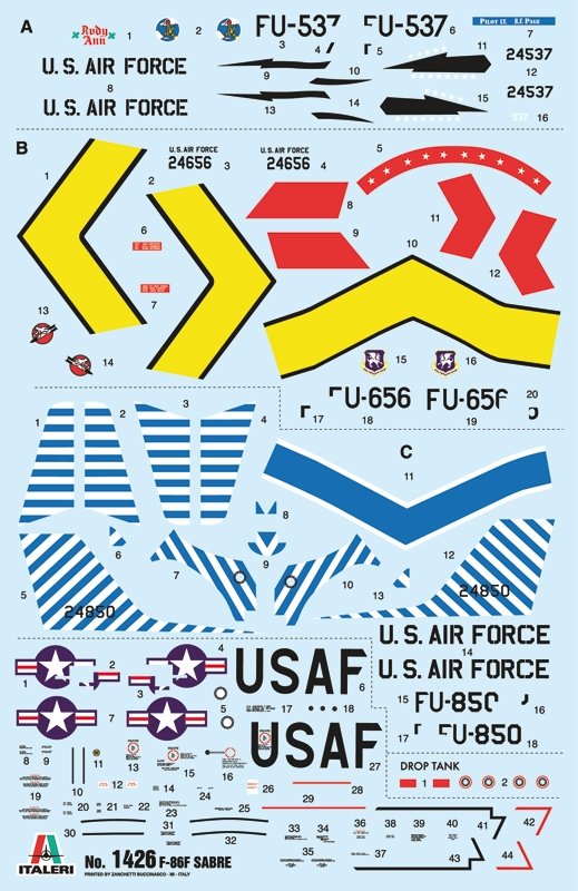 Italeri 1426 F-86F Sabre 1/72 – Bild 3