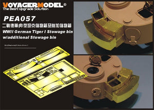 Voyager Model PEA057 WWII German Tiger I Stowage bin w/additional Stowage bin GP 1/35 – zdjęcie 2