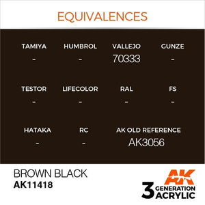 AK Interactive AK11418 Brown Black 17ml – imagen 3
