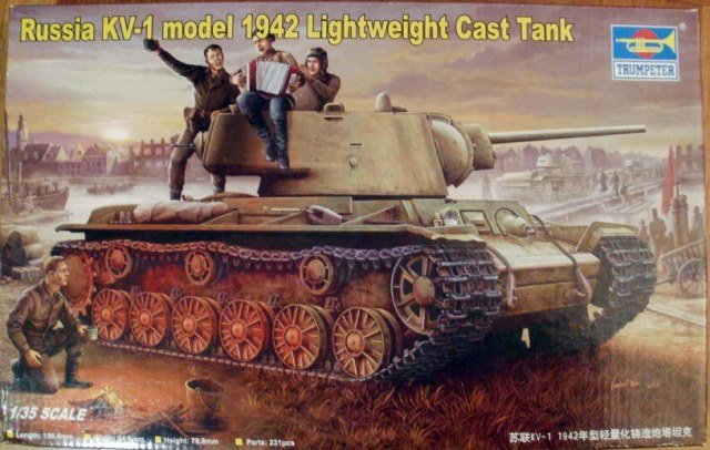 Trumpeter 00360 Russia KV-1 model 1942 Lightweight Cast Tank 1/35