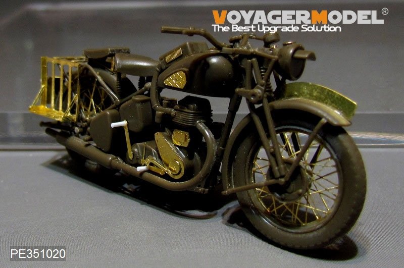 Voyager Model PE351020 WWII British B.S.A M20 Military Motorcycle upgrade set For TAMIYA 35316 1/35 – imagen 5