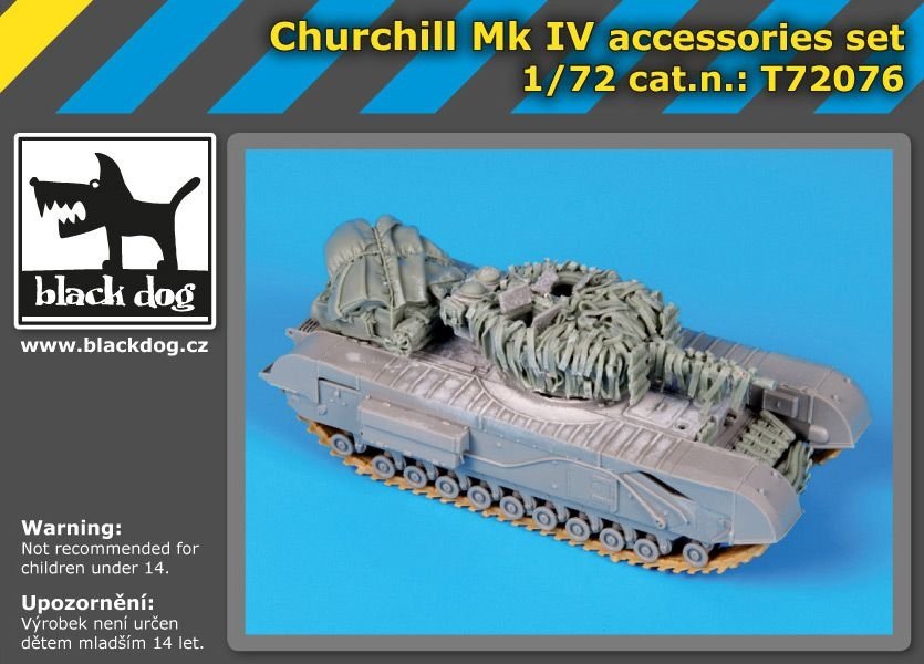 Black Dog T72076 Churchil Mk IV for Dragon 1/72 – zdjęcie 3