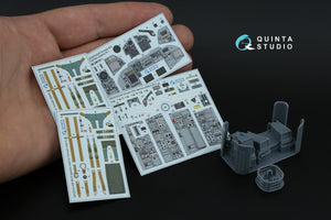 Quinta Studio QD+32229 Tornado IDS German 3D-Printed &amp;amp; coloured Interior on decal paper (Italeri) (with 3D-printed resin parts) 1/32 – immagine 2
