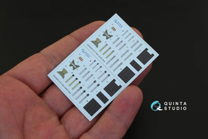 Quinta Studio QD48090 F-15E 3D-Printed &amp;amp; coloured Interior on decal paper (for GWH kit) 1/48 – imagen 5