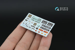 Quinta Studio QDS-35131 BM-30 Smerch 3D-Printed &amp;amp; colored Interior on decal paper (Meng) (Small version) 1/35 – image 10
