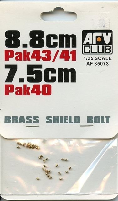 AFV Club 35073 Brass Shield bolts for 8.8cm PAK 43/31 &amp;amp; 7.5cm PAK40 1/35