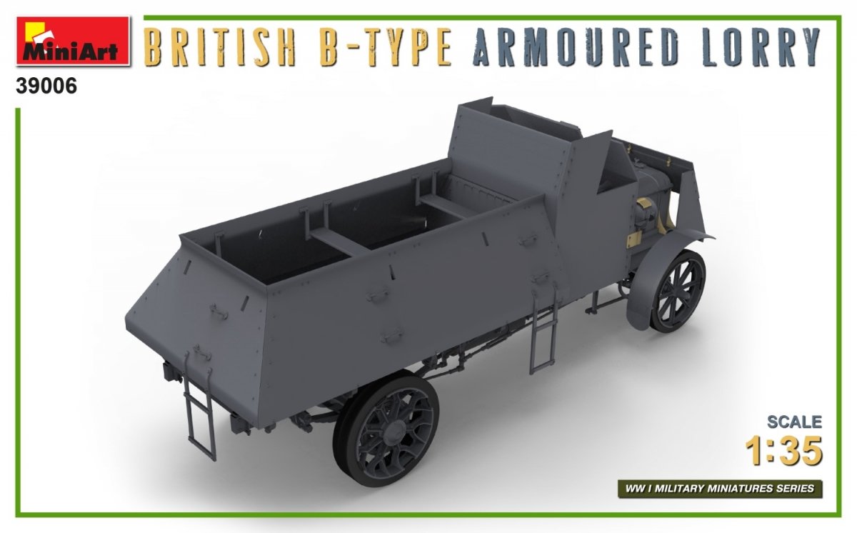 Miniart 39006 BRITISH B-TYPE ARMOURED LORRY 1/35 – Bild 4