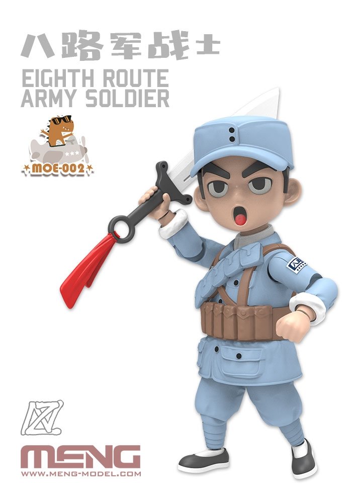 Meng Model MOE-002 Eighth Route Army Soldier 100mm – imagen 2