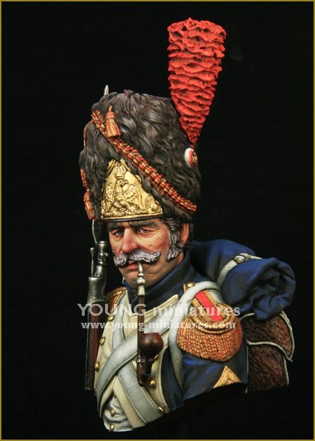 Young Miniatures YH1847 Grenadiers français de la Garde impériale 1/10 – image 2