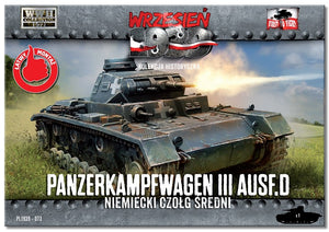First to Fight PL073 Panzerkampfwagen III Ausf. D. Niemiecki czołg średni 1/72 – imagen 2