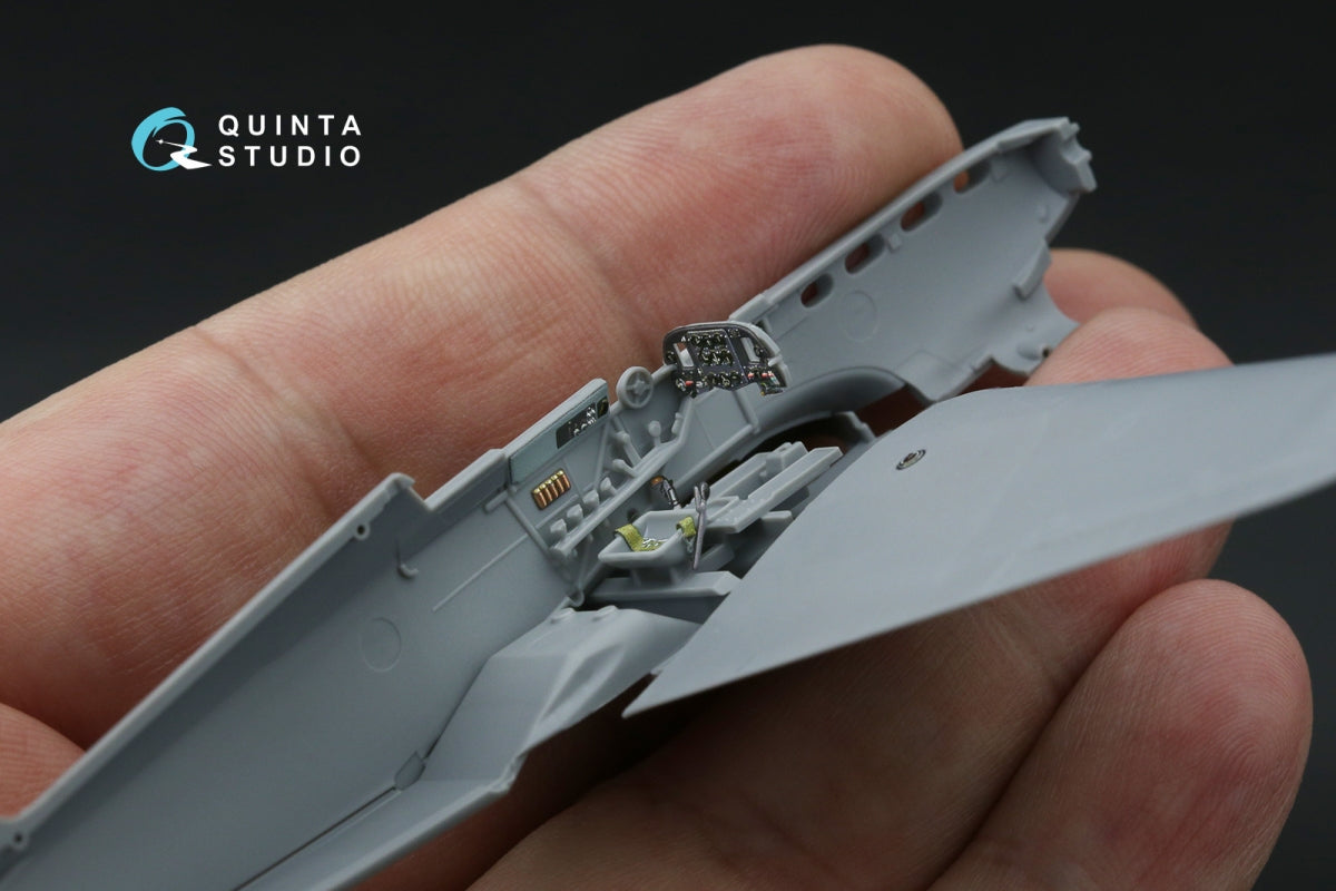 Intérieur du Yak-1 imprimé en 3D et coloré sur papier décalcomanie (Zvezda) Quinta Studio QD72203, échelle 1/72 – image 9