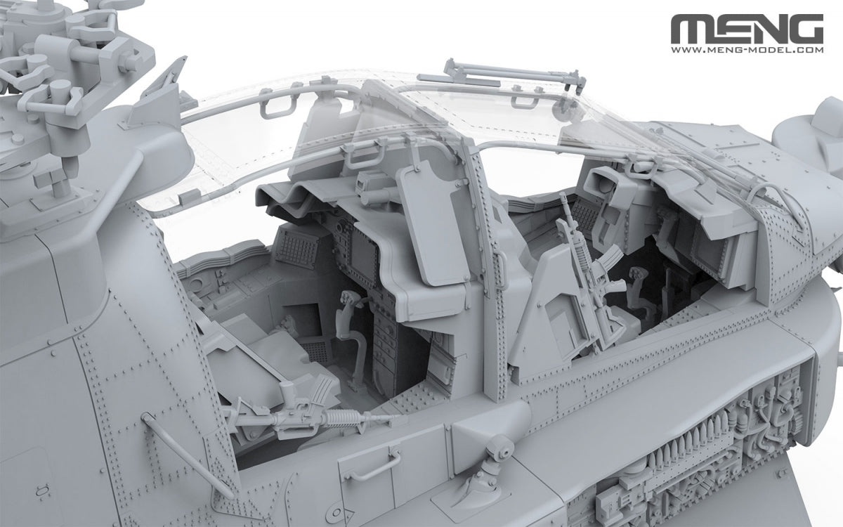 Meng Model QS-004 Boeing AH-64D Apache Longbow Heavy Attack Helicopter 1/35 – imagen 7