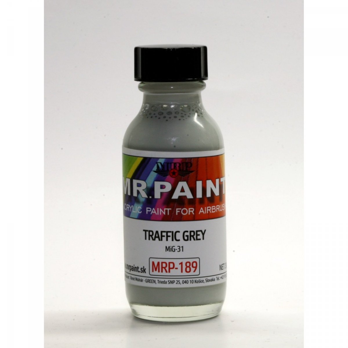 MR. Paint MRP-189 TRAFFIC GREY 30ml – imagen 2
