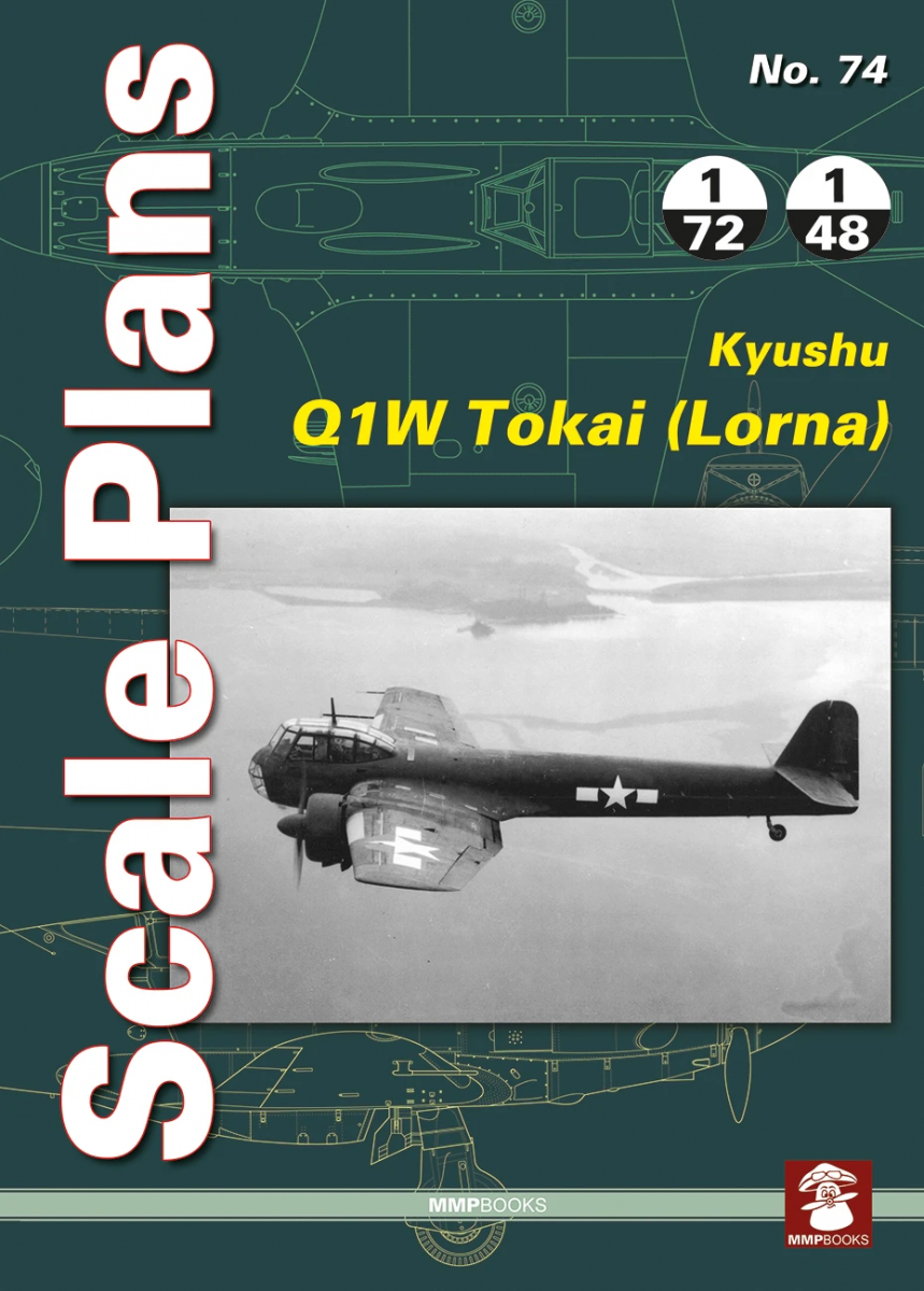 MMP Books 49838 Plans à l'échelle n° 74 Kyushu Q1W Tokai (Lorna) EN