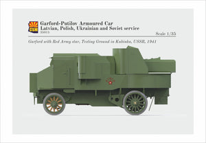 Copper State Models 35015 Garford-Putilov Armoured Car, Latvian, Polish, Ukrainian, Soviet Service 1/35 – imagen 2