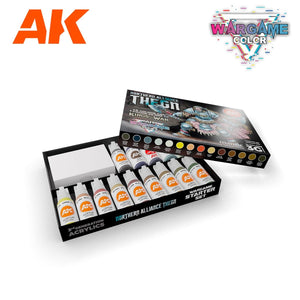 AK Interactive AK11771 NORTHERN ALLIANCE THEGN – WARGAME STARTER SET – 14 COLORS &amp;amp; 1 FIGURE – image 2