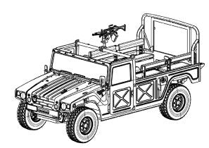 Fine Molds FM41 JGSDF HMV with FN Minimi &amp;amp; 2 Figures 1/35 – imagen 3