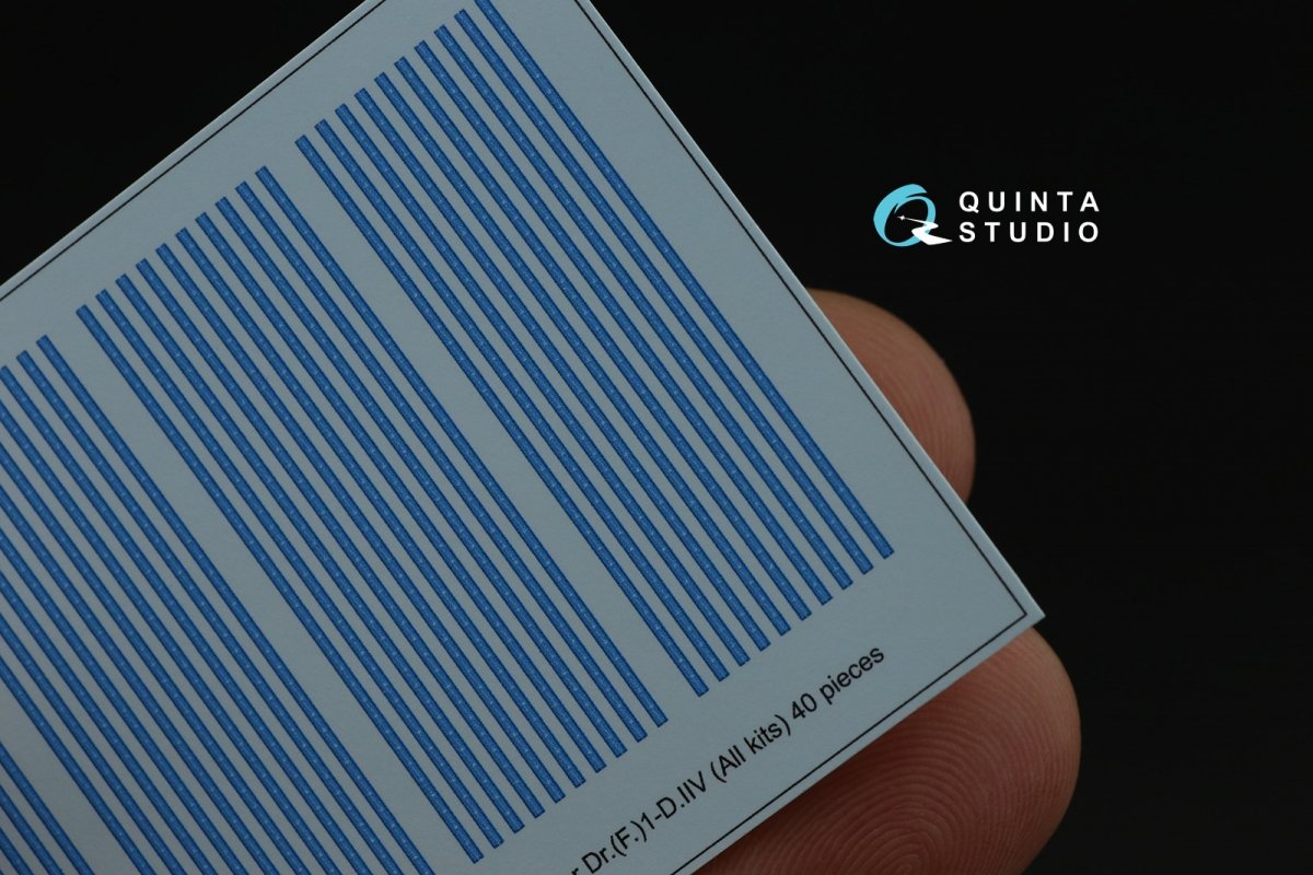 Quinta Studio QP48004 Blue rib tapes for Fokker Dr.(F)I-D.VII 1/48 – imagen 10