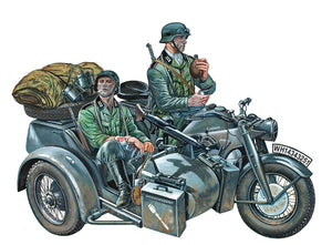 Italeri 0317 ZUNDAPP KS750 WITH SIDECAR 1/35