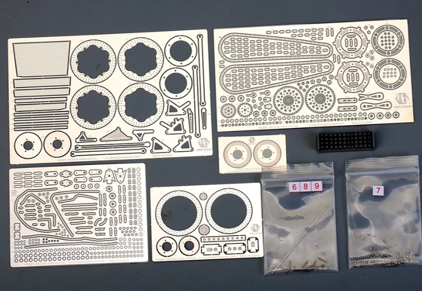 Hobby Design HD02-0477 Honda NSR500 &amp;#39;84 Detail-up Set (Tamiya) 1/12 – immagine 2