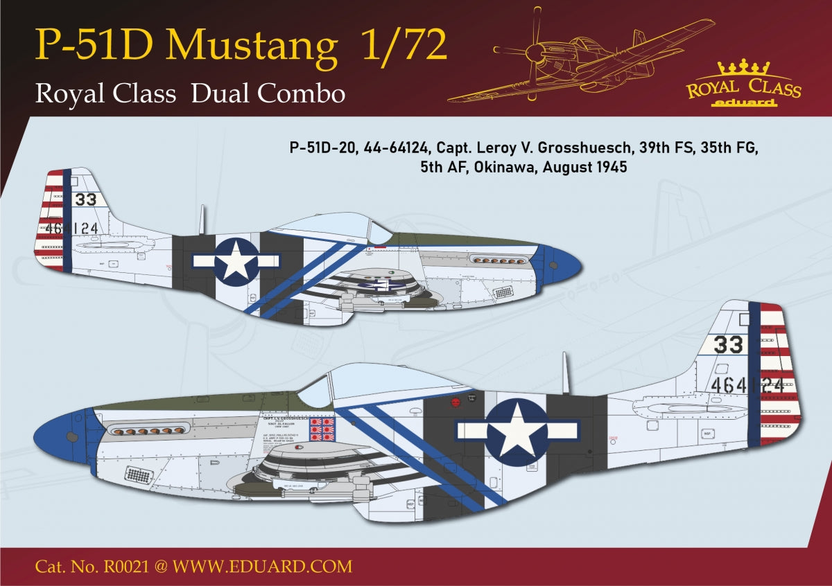 Eduard R0021 P-51D MUSTANG DUAL COMBO 1/72 – imagen 32