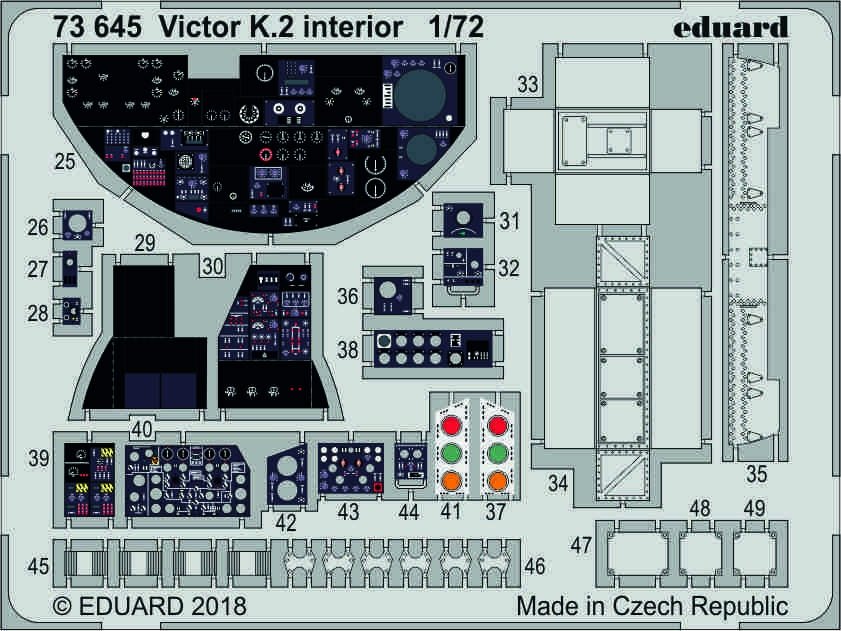 Intérieur Eduard 73645 Victor K.2 1/72 AIRFIX – image 2
