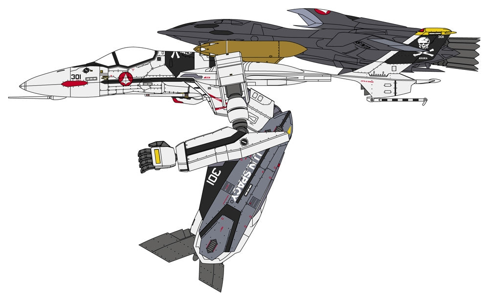 Hasegawa 65889 VF-0S Gerwalk w/ Ghost &amp;quot;Macross Zero&amp;quot; 1/72 – imagen 10