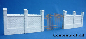 RT-Diorama 35230 Clôture en fer forgé avec mur de briques 1/35 – image 2