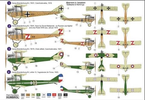 AZmodel AZ7606 Hansa Brandenburg B.I seria 76 1/72 – Bild 2