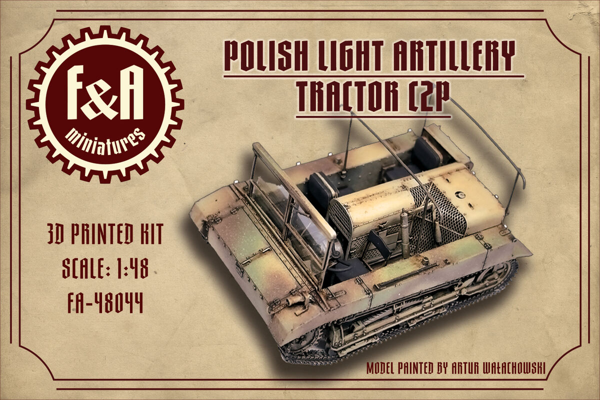 F&A Miniatures FA-48044 Polish Light Artillery Tractor C2P 1/48