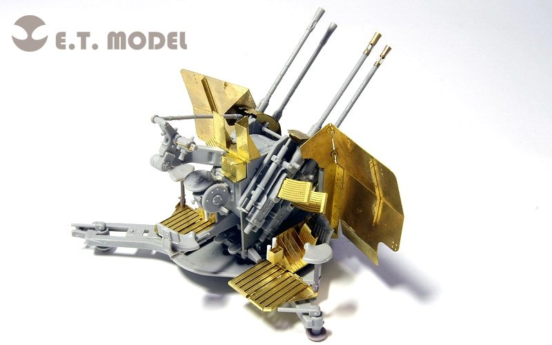 E.T. Model E35-027 WWII German 2cm FLAK 38 Anti-Aircraft Gun (For TRUMPETER 02309) 1/35 – imagen 6