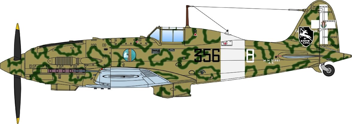 Italeri 2518 Macchi M.C. 202 Folgore 1/32 – zdjęcie 15
