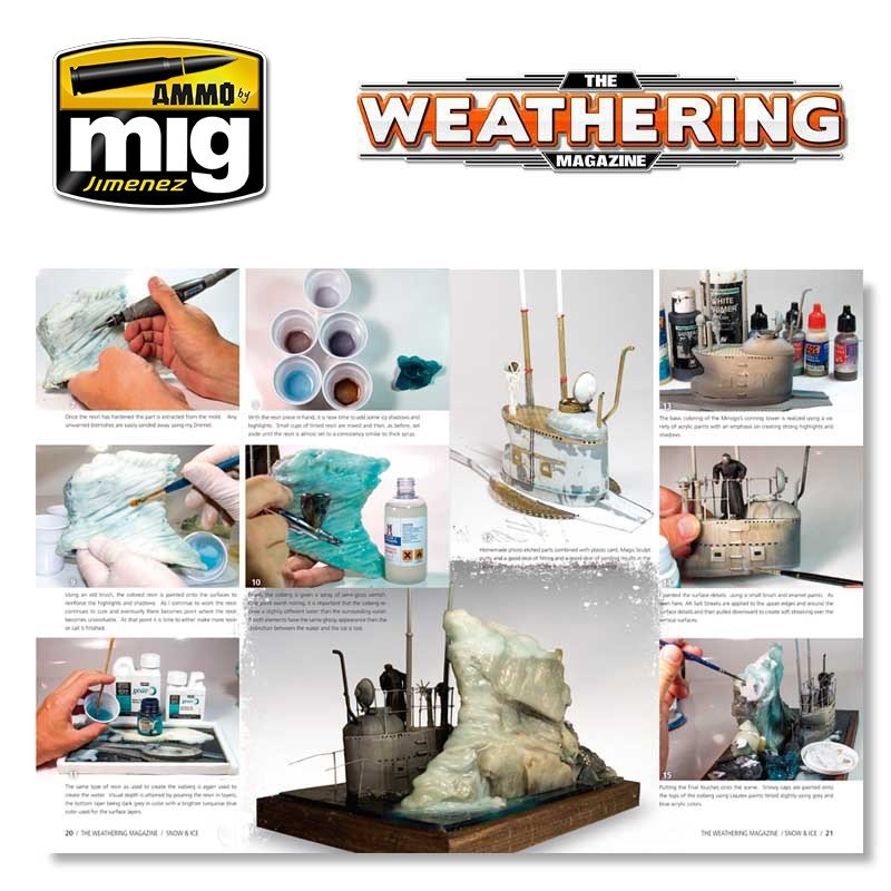 AMMO of Mig 4506-ENG TWM Issue 7. SNOW &amp;amp; ICE English – imagen 2