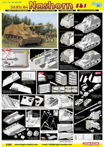 Dragon 6386 Sd.Kfz.164 Nashorn 1/35 – imagen 2