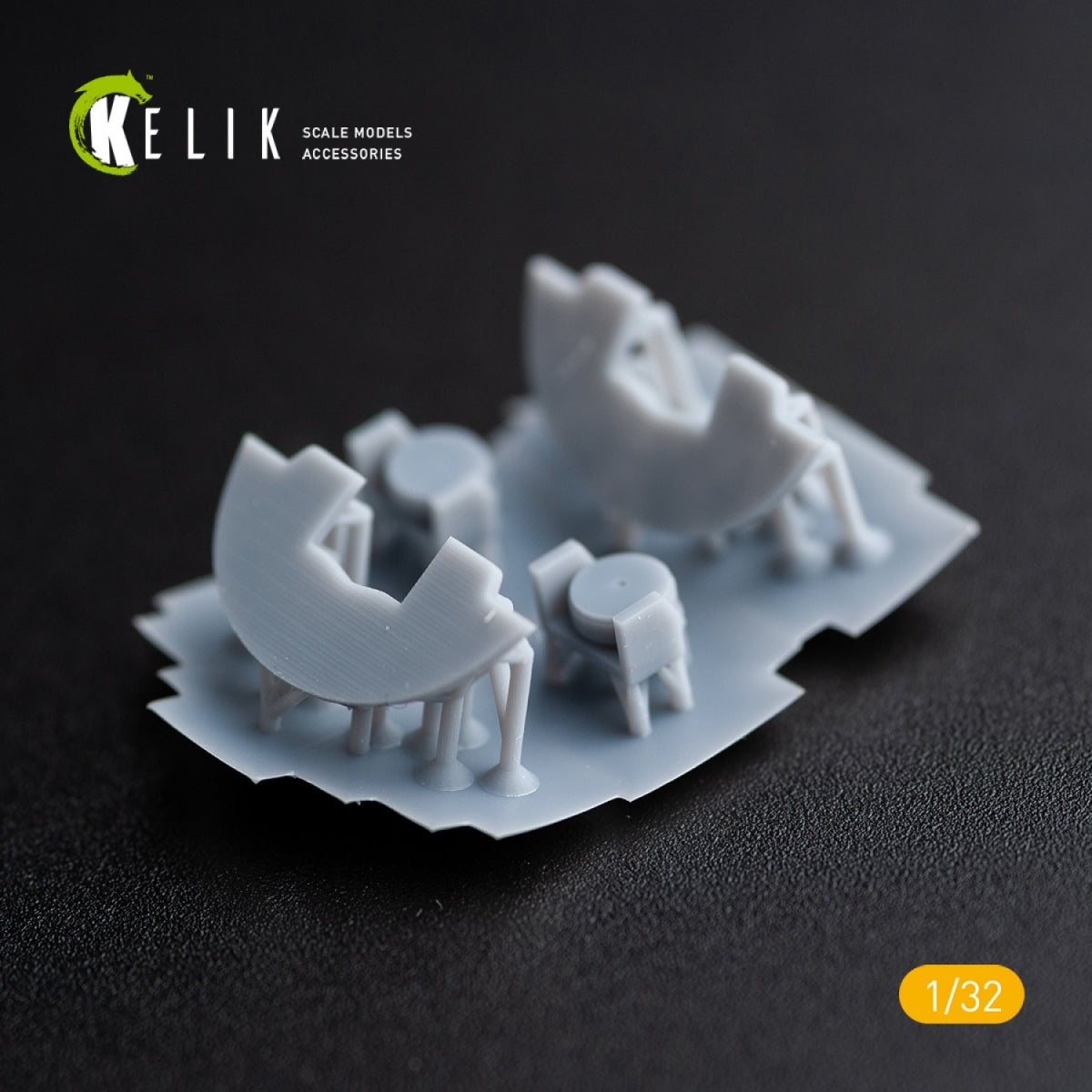 KELIK K32022 DH.81A Tiger Moth - Interior 3D Decal with 3D printed parts for ICM kit 1/32 – imagen 7