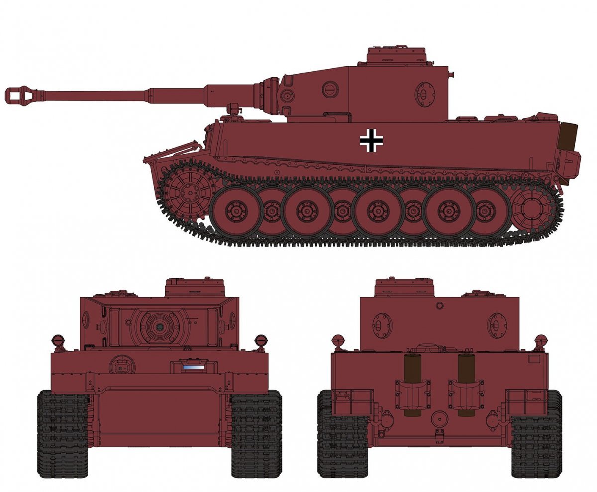 Rye Field Model 5071 VK45.01(H) (Fgsl.Nr.V1) Tiger Experimental Series 1/35 – imagen 3
