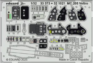 Eduard 321021 MC.205 Veltro detail set ITALERI 1/32 – Bild 2