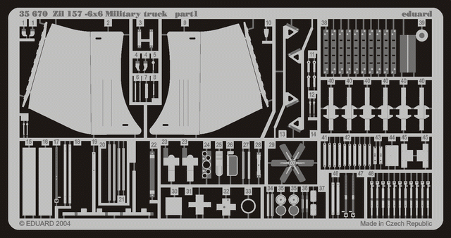 Eduard 35670 ZiL-157 6x6 Military Truck 1/35 Trumpeter – imagen 2