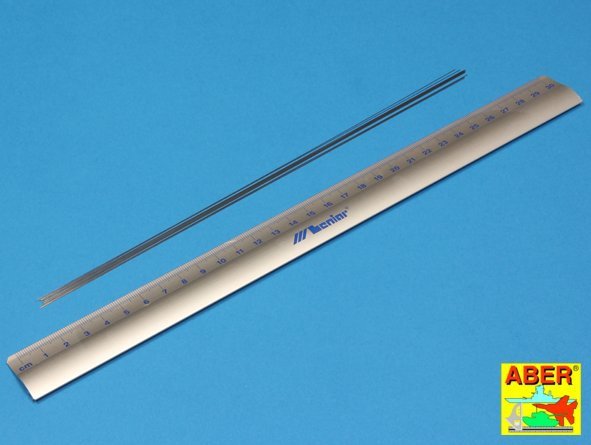 Aber SR03 Steel round rods 0,3mm length 250mm x12 pcs – imagen 2