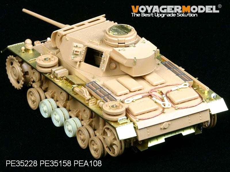 Voyager Model PE35228 WWII Pz.KPfw.III Ausf L For TAMIYA 35215 1/35 – imagen 2
