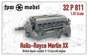 FPW Model 32P811 Rolls-Royce Merlin XX 1/32