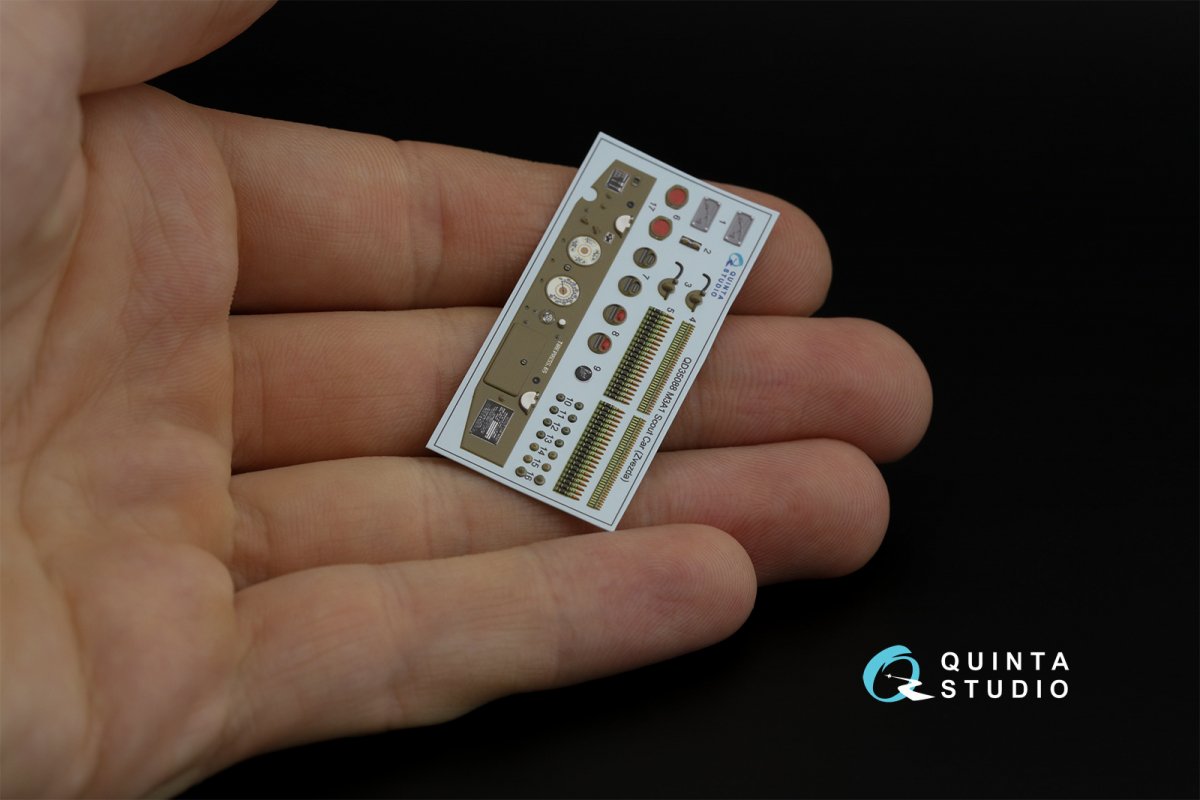 Quinta Studio QD35088 M3A1 Scout 3D-Printed &amp;amp; colored Interior on decal paper (Zvezda) 1/35 – image 10