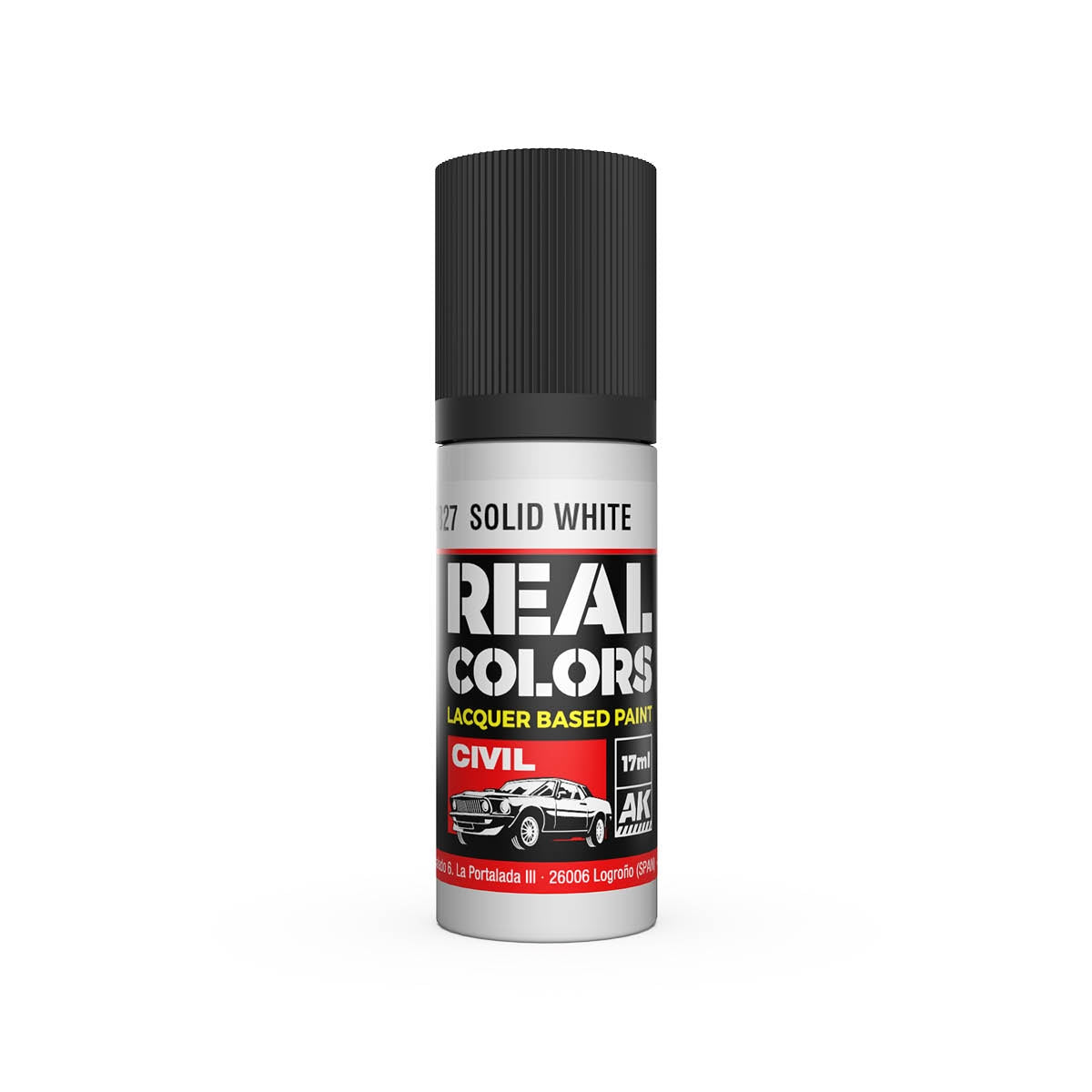 AK Interactive RC827 Solid White 17 ml – imagen 2
