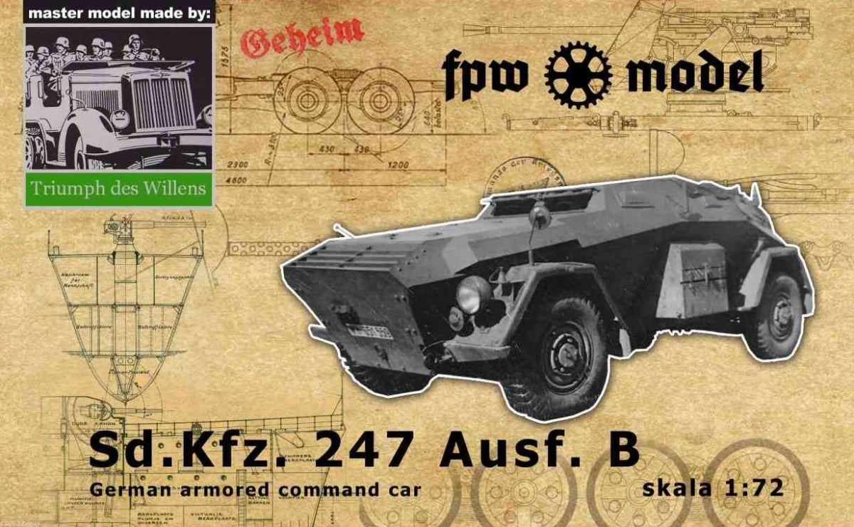 FPW Modèle TDW001 Triumph des Willens - Sd.Kfz. 247 Ausf. B1/72