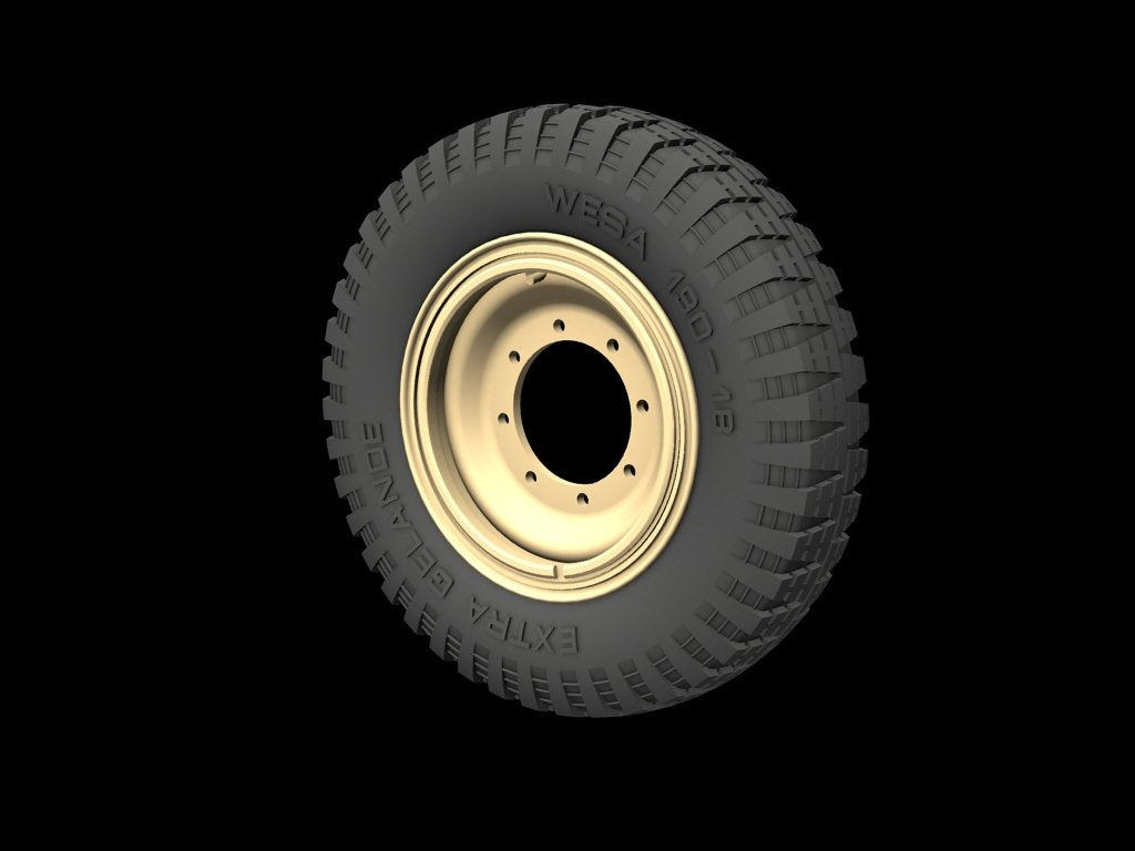 Panzer Art RE35-234 Spare wheels for Sd.Kfz 11&amp;amp;251 (gelande pattern) 1/35 – imagen 2