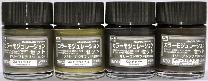 Gunze Sangyo CS-581 - Color Modulation Set Olive Drab – immagine 2