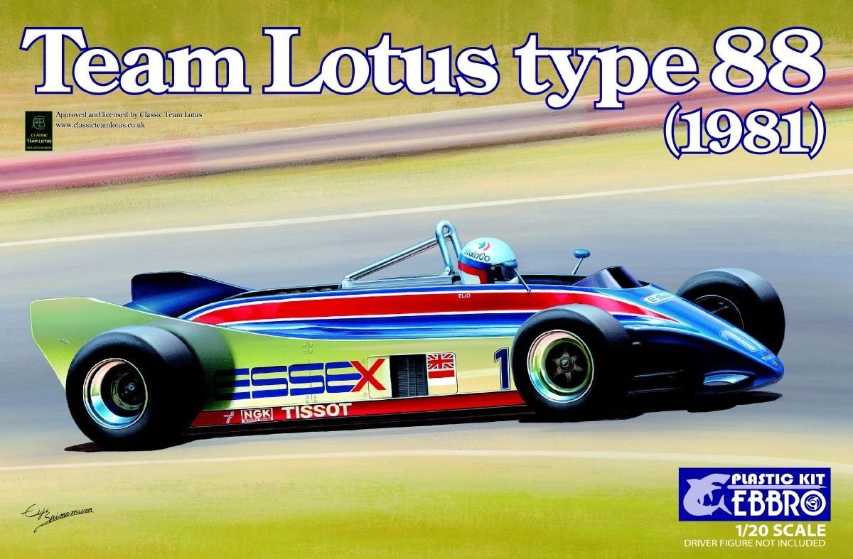 Ebbro 20011 Team Lotus Type 88 1981 1/20