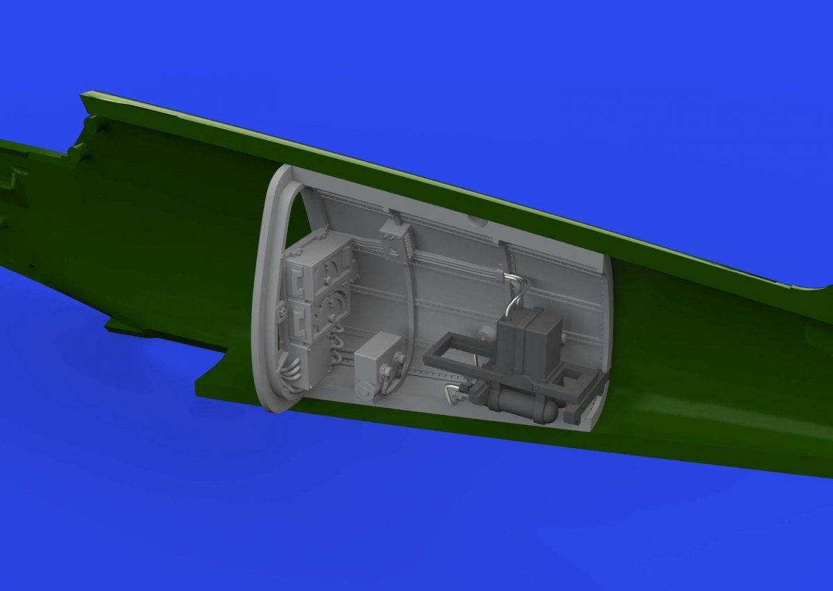 Eduard 672318 Bf 109F radio compartment PRINT EDUARD 1/72 – Bild 2